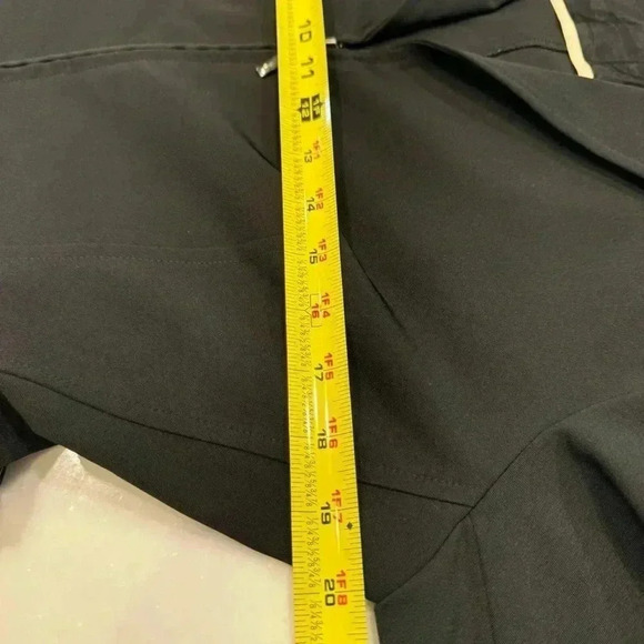 Vintage Cache women black zip up blazer. Adjustable waist buckles size 10 - Picture 4 of 13